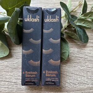 LOT OF 2 UKLASH Eyelash Serum 3.0 ml 0.10 fl oz NIB & Sealed